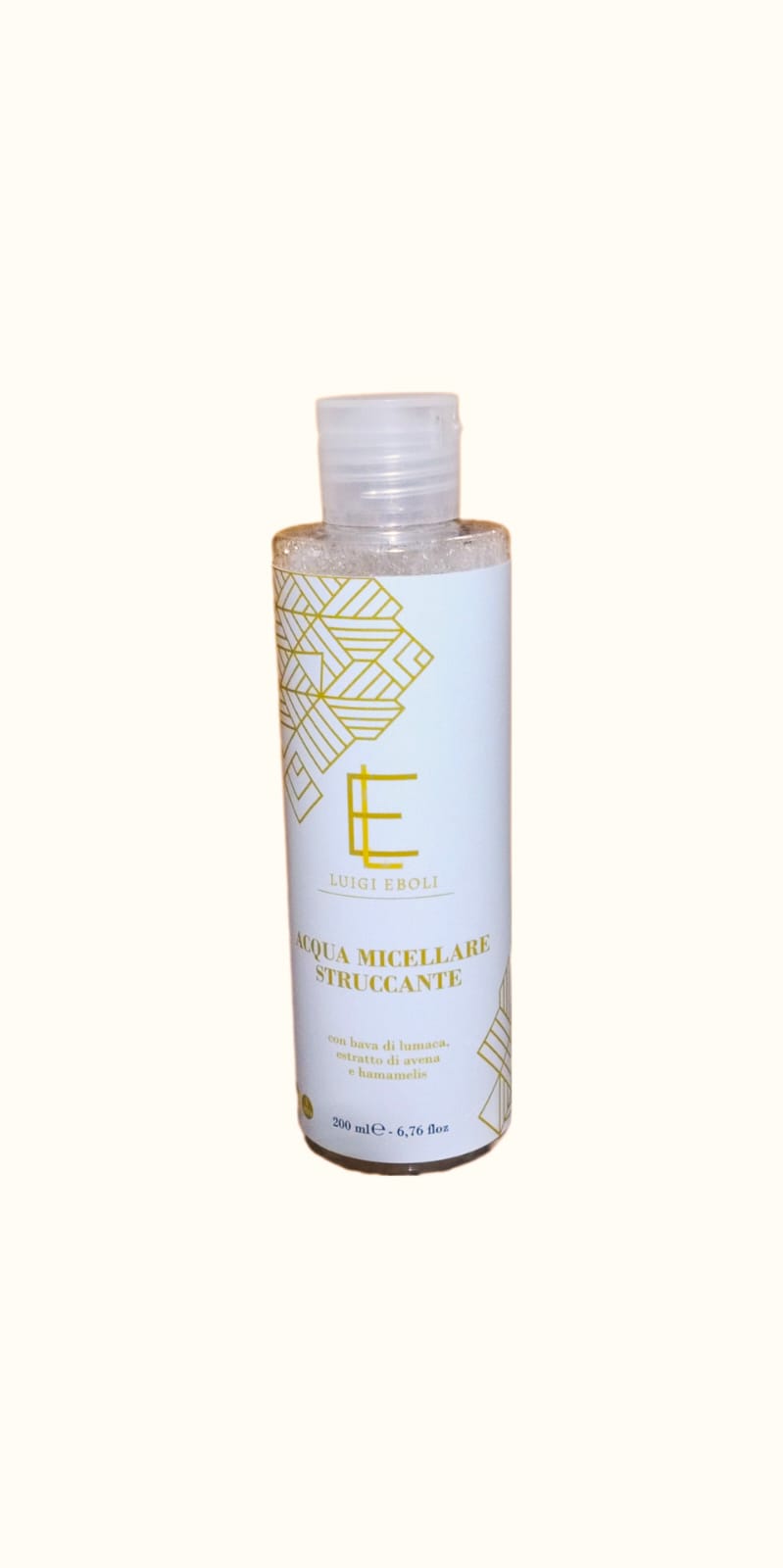 ACQUA MICELLARE STRUCCANTE con bava di lumaca, estratto di avena e hamamelis